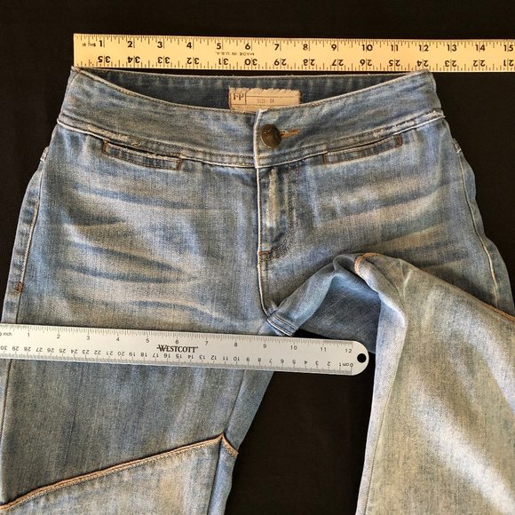 Super Rare Free People Seamed Bambi Flare Size 24 - Picture 11 of 15